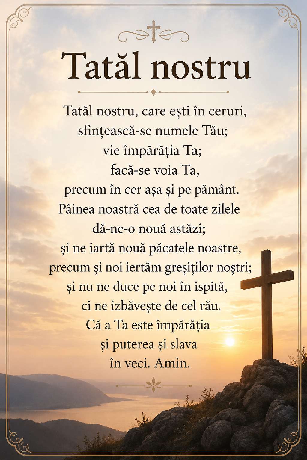 Rugăciunea Tatăl nostru